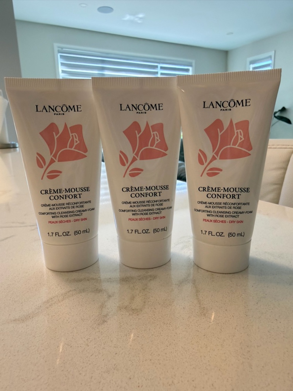 【New】Lancôme Crème‑Mousse Cleansing Cream Foam - 50ml x3 Set (150ml Total)